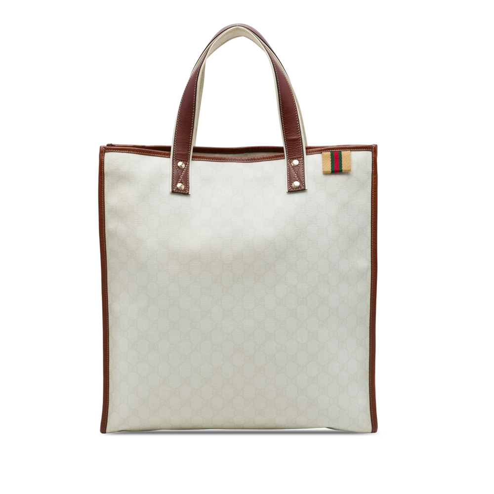 Pre-Loved Gucci GG Supreme Web Tote